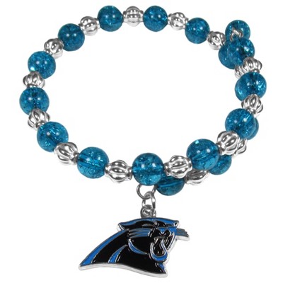 Nfl Carolina Panthers Memory Wire Snowflake Bracelet : Target