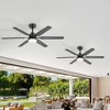 Airsurfer 46" Ceiling Fan 2-Pack, 6 Blades, 15W Dimmable LED Light, Reversible Motor, Memory Function, Remote Control - 2 of 4