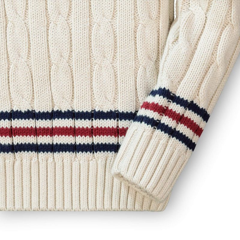 Hope & Henry Boys' Organic Tennis Sweater, Infant, 5 of 8