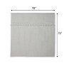 LunaLulinlk Crochet Shower Curtain Beige, Polyester, Recycled Poly,Linen, 72"x 72" 1pc - 2 of 4