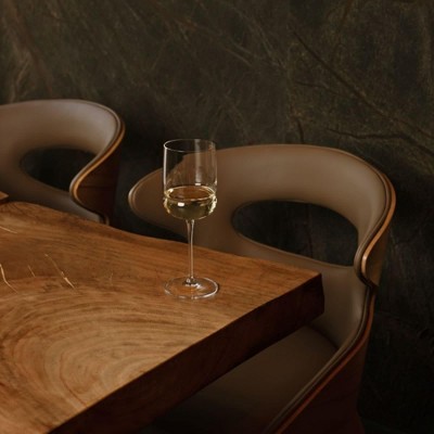 Luigi Bormioli 15.25 oz. Clear Crystal Chardonnay Wine Glasses Set