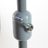 Northlight 9' Ford Officially Licenced Outdoor Patio Umbrella with Hand Crank and Tilt - Blue - 3 of 3