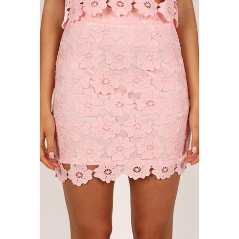 Petal And Pup Womens Cartia Mini Skirt Pink 12 Target