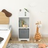 GlasFlength Decorative Bookshelf Creative and Unique Styling, Multifunctional Storage with Open Display Bookshelves, White,12.3”*11.8”*31.5" - 4 of 4