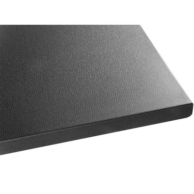 Large Black Textured Water Resistant Office Desk Mat