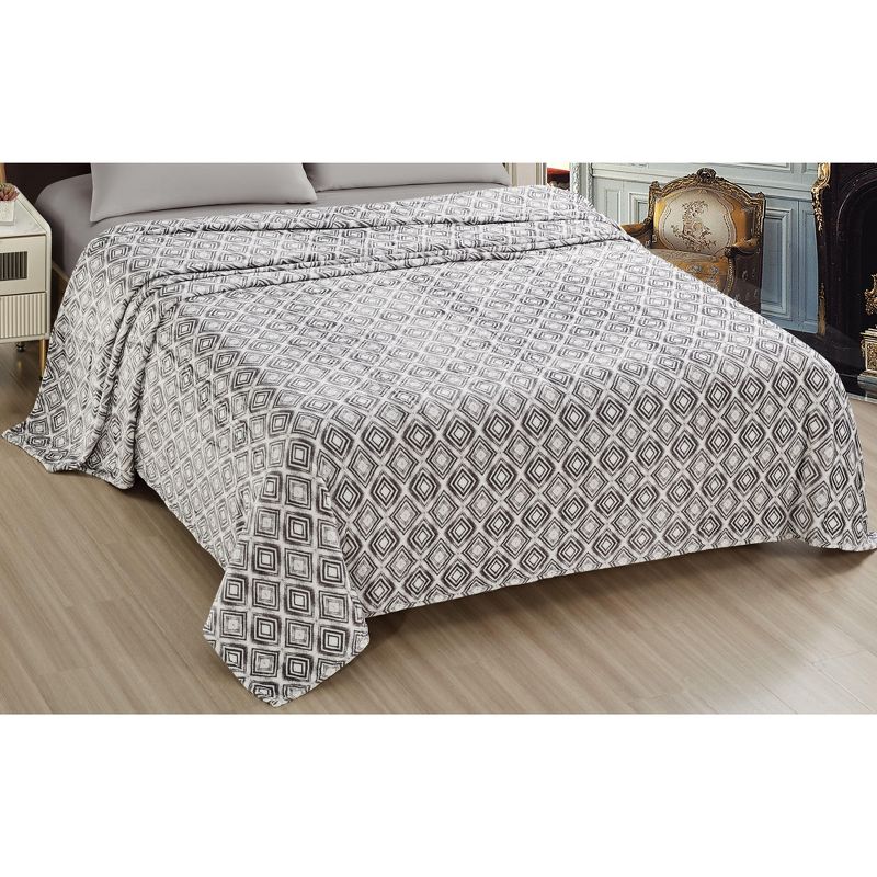 Noble House Super Soft and Ultra Comfy Luxe Printed Blanket - Peralto, 3 of 5