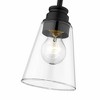 Annora Vintage Style Steel Fixture with Clear Glass, 54.88" Height, Dimmable, 1 Bulb - 3 of 4