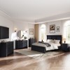 Farmhouse Drawers Dresser for Bedroom, Wood Curved Wide Chest of Drawers - 4 of 4