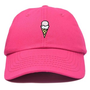 Dalix Double Scoop Ice Cream Embroidered Mens Cotton Dad Hat Baseball Cap - 1 of 4