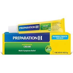 Preparation H Hemorrhoid Symptom Treatment Cream, 1.8 Oz - 1 of 4
