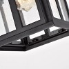 Chloe Lighting Jesse Transitional 1 Light Textured Black Outdoor Wall Sconce 12" Height - 4 of 4