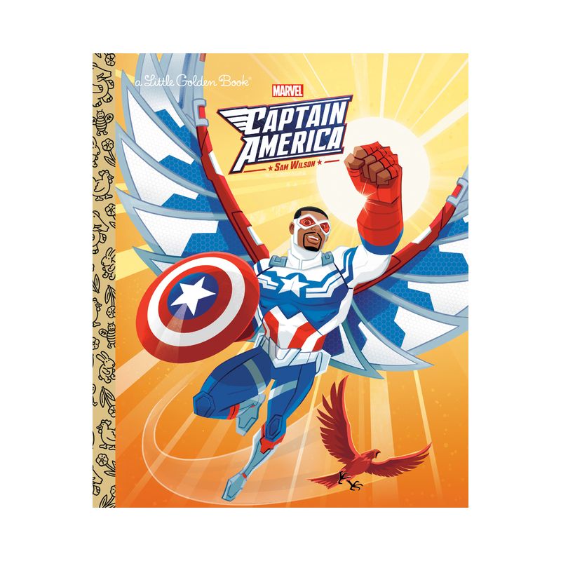 Captain America: Sam Wilson (Marvel) - (Little Golden Book) by  Frank Berrios (Hardcover), 1 of 4