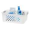 IRIS USA Plastic Storage Basket, Shelf Basket Organizer for Pantries, Kitchens, Cabinets, Bedrooms - 3 of 4