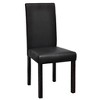 vidaXL Dining Chairs, 4 Pcs, Black Faux Leather - 3 of 4