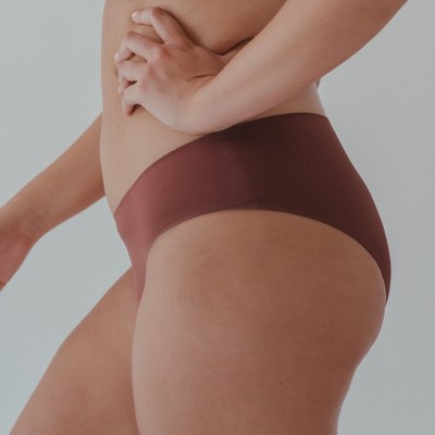 Wherewithal Women's EveryWhere Seamless Cheeky Brief Brown