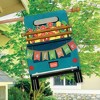 Springtime Pickup Burlap House Flag Welcome Floral 28" x 40" Briarwood Lane - 4 of 4