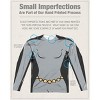 Men's Batman The Animated Series Catwoman Uniform Front Back Print Long Sleeve Costume T-Shirt - 3 of 4