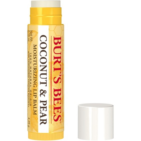 Burt's Bees 100% Natural Moisturising Lip Balm (Pack of 4)