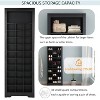 KTMBDW 11-Tier Shoe Storage Cabinet, Wooden Shoe Rack with 30 Cubbies, 73.8'' Freestanding Tall Entryway Shoe Organizer for Entryway, Living Room - 4 of 4