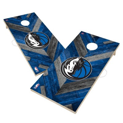 NBA Dallas Mavericks 2'x4' Solid Wood Cornhole Board