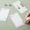 Juvale 200 Pack White Paper Ear Studs & Earring Jewelry Display Cards, 3.5 x 2 in - 4 of 4