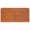 vidaXL Garden Raised Bed Brown Corten Steel Large Sturdy - 4 of 4