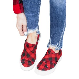 Women's Plaid Along Sneakers - Gypsy Jazz - 1 of 4