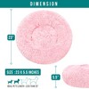 PetAmi Calming Dog Bed for Puppy Cat Kitten, Round Washable Pet Bed, Anti Anxiety Cuddler, Fluffy Plush Circular Donut Bed - 3 of 4
