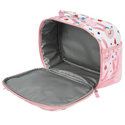 Kids' 5-Piece Pink Bunny Hard Shell Spinner Luggage Set