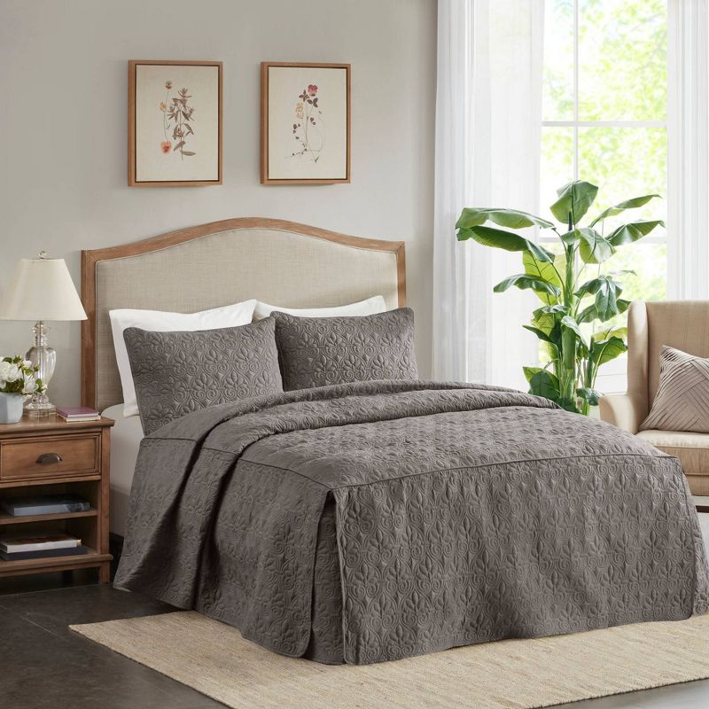 Vancouver 3pc  Fitted Bedspread Set, 1 of 12