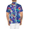 HAPPY BAY Men's Hawaiian Short Sleeve Button Down Shirt Pineapple Shirt Men Casual Holiday Summer Party Caribbean Shirts for Men Funny - 2 of 4