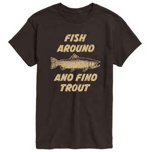 Men's - Instant Message - Fish Around Short Sleeve Graphic T-Shirt - 1 of 4