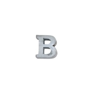 Slickblue Zinc Alphabet Letters, Individual A-Z & "&" Symbol, Wall Letters, Modern, Silver, 2.5"x2" Each - 1 of 4
