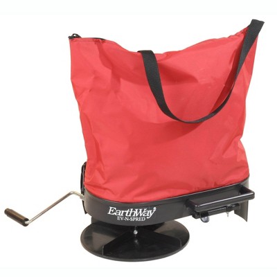 EarthWay Products 20Lb Hand Crank Nylon Bag Fertilizer Seed Salt Spreader Hopper