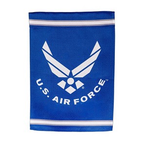U.S. Air Force Patriotic Garden Flag, Welcome Garden Flags 12x18 Double Sided for Outside Yard Porch, Small House Flags For Military - 1 of 4