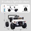 Jojoka 12V Licensed Toyota Ride-On Pickup Truck for Kids, Electric Vehicles with Remote Control, Suspension, Truck Bed - 2 of 4