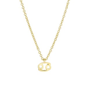 Adornia 14k Gold Plated Zodiac Necklace - 1 of 2