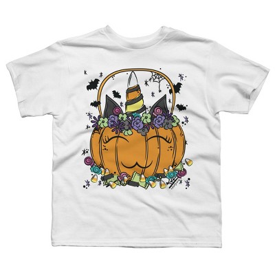 Boy's Design By Humans Halloween Unicorn By Desdymona T-Shirt