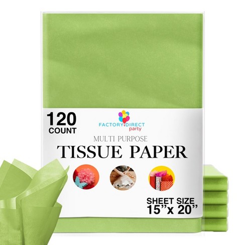 Celebrate It Festive Green Tissue Paper - 12 ct