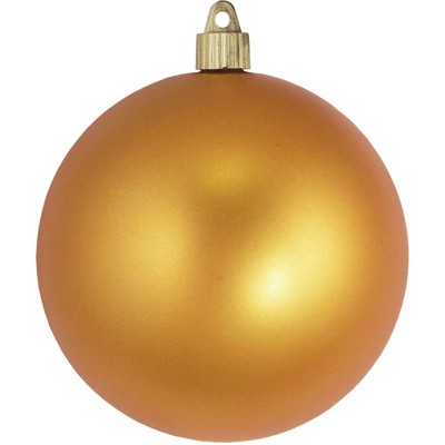 Christmas by Krebs 4ct Imperial Gold Shatterproof Matte Finish Christmas Ball Ornaments 4.75" (120mm)