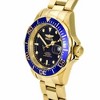 Invicta 8930 Men's Automatic Diver Blue Dial Gold Tone Steel Bracelet Watch - image 3 of 4