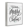 Stupell Industries Merry Little Christmas Planked Phrase, 11" x 14" - 3 of 4