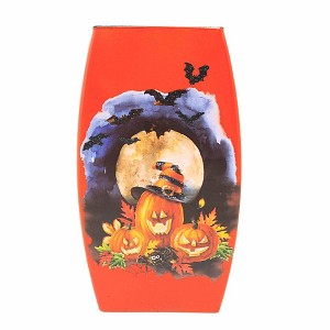 Stony Creek 7.75 In Frequent Flyer Pre-Lit Med Vase Halloween Witches Hat Spider Moon Novelty Sculpture Lights - 1 of 4