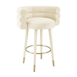 TOV Furniture Betty Velvet Stool - 1 of 4
