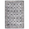 Washable Vintage Area Rug – Stain-Resistant, Non-Slip, Thin Lightweight Carpet, Retro Distressed Floral Mat for Living Room, Dining, Office - 4 of 4