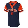 MLB Detroit Tigers Girls' Henley Jersey - 2 of 3