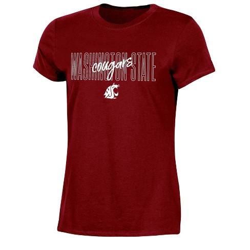 NCAA Washington State Cougars Women's Crew Neck T-Shirt - image 1 of 3