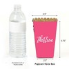 Big Dot of Happiness Chic 13th Birthday - Pink, Black and Gold - Birthday Party Favor Popcorn Treat Boxes - Set of 12 - 2 of 4