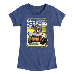 Girls' - Disney - All Charged Up Fitted Short Sleeve Graphic T-Shirt - 1 of 4
