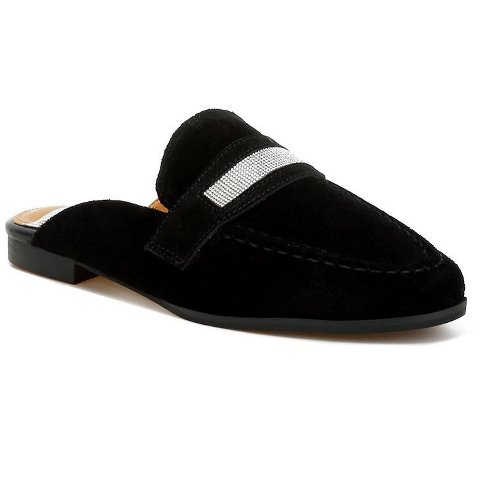 Женские сабо Rag & Co Womens Belorose Rhinestone Strap Suede Mules 7